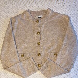 American Eagles Beige Sweater with Gold Accents